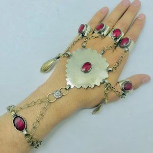 Single Vintage Turkmen Bracelet, Slave Bracelet, Vintage Tribal Ring Bracelet,